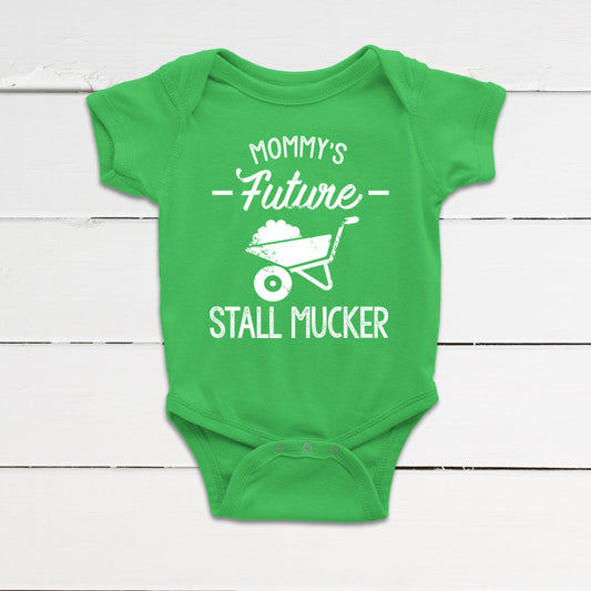 Mommy's Future Stall Mucker Baby Bodysuit