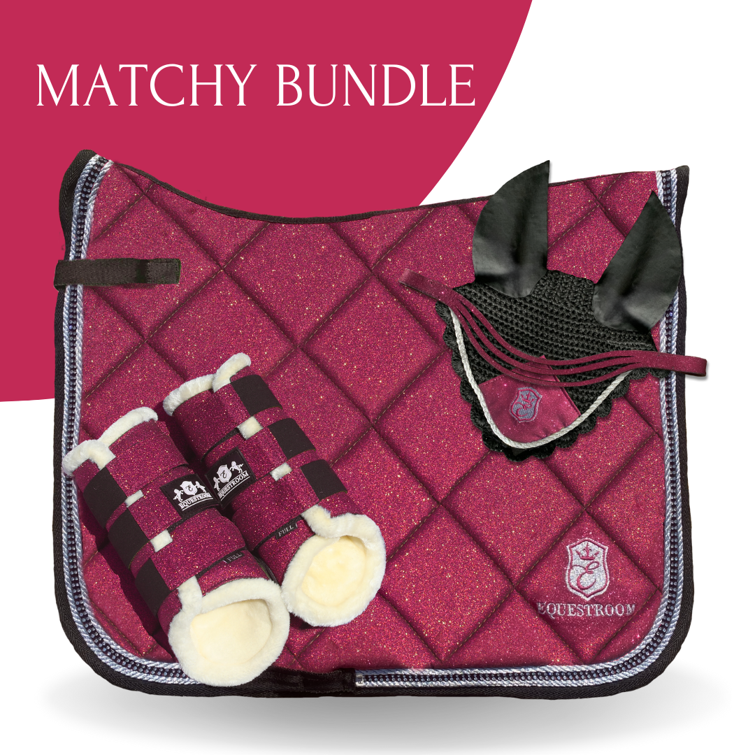 Raspberry Fizz Saddle Pad Set