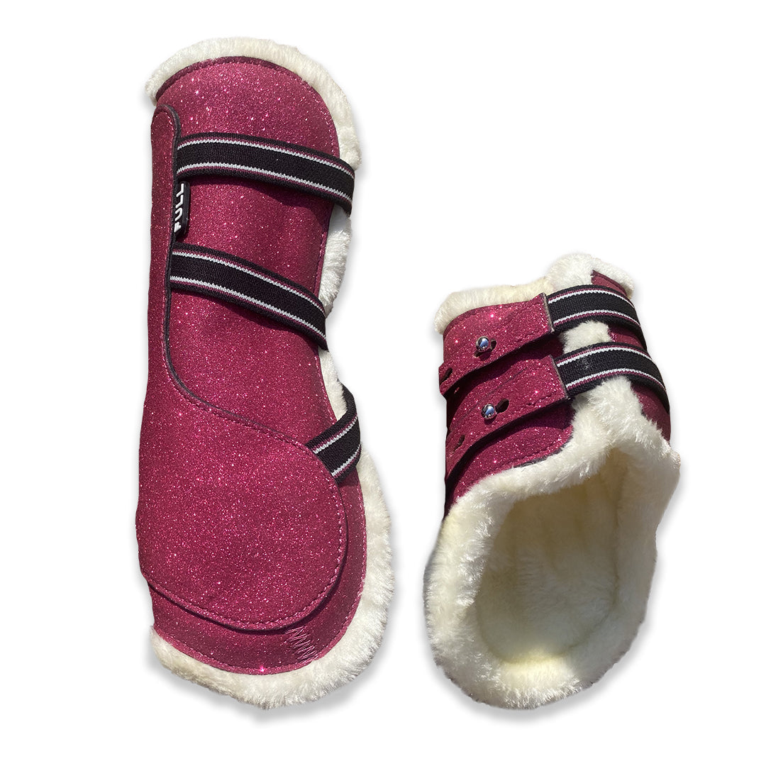 Raspberry Fizz Open-front Boots