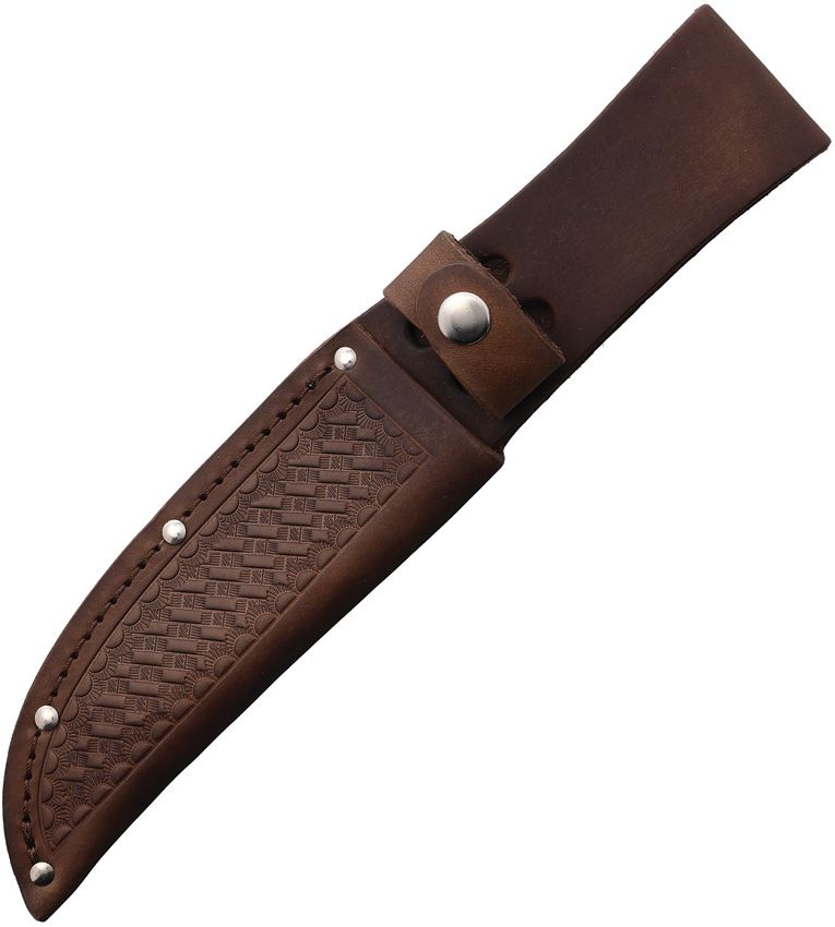 Fixed Blade Leather Sheath - Dark Brown