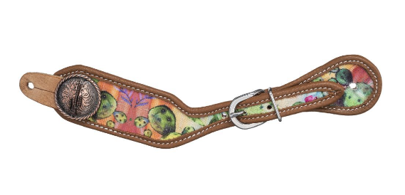 Silver Royal Cactus Spur Straps