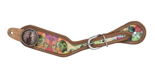 Silver Royal Cactus Spur Straps