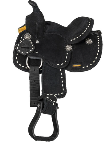 King Series Mini Strantford Suede Barrel Saddle