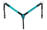 King Series Pony Suede Buckstitch Breastcollar