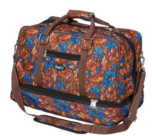 Tough-1 Hand Carved Duffel Bag