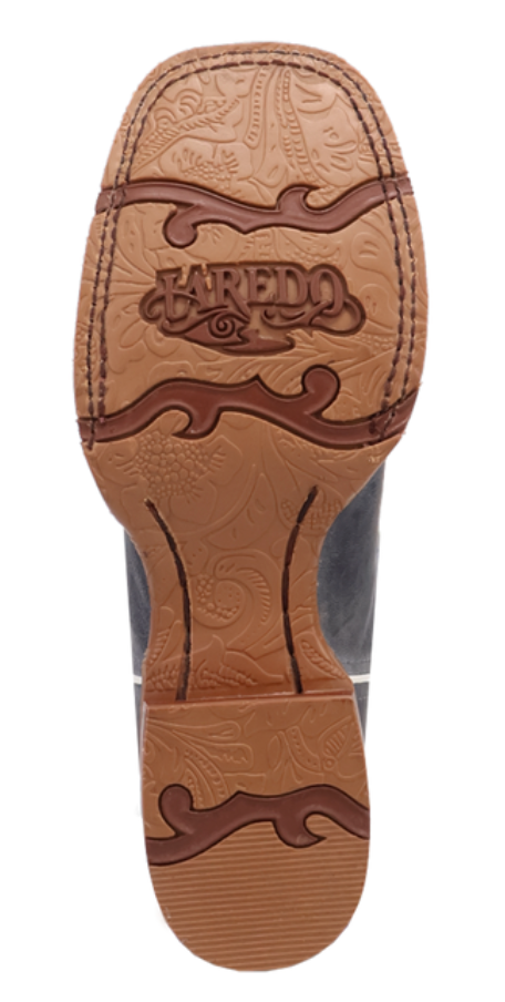 Women's Blue Chic Leather Boot by Dan Post