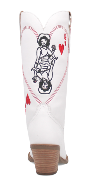 Women's Queen A Hearts Leather Boot by Dan Post