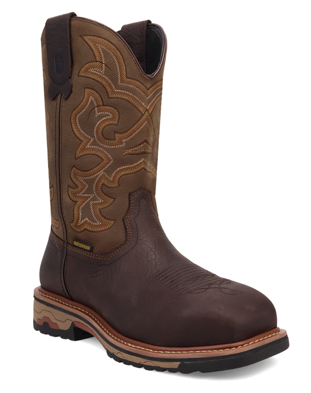 Men's Saddlebred Waterproof Leather Steel Work Boot by Dan Post