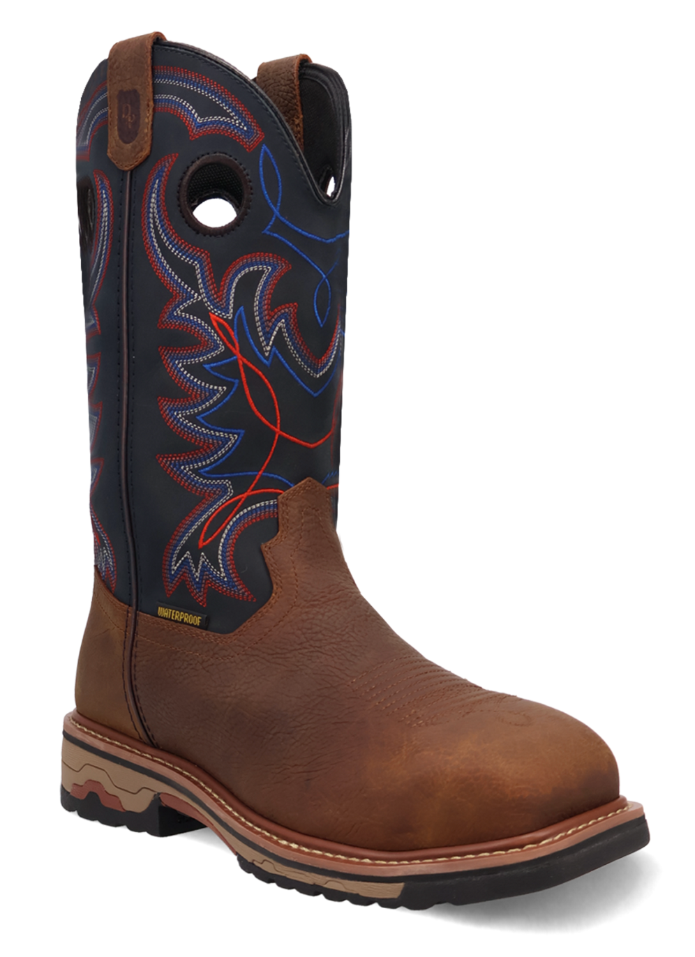 Men's Saddlebred Waterproof Leather Steel Work Boot by Dan Post