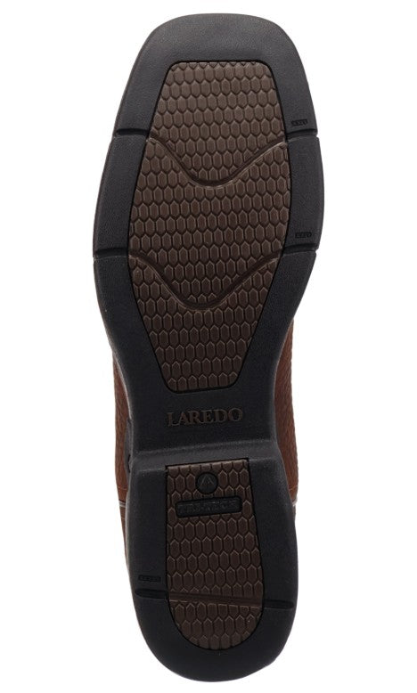 Men's Alloy Dark Brown Leather Boots by Laredo