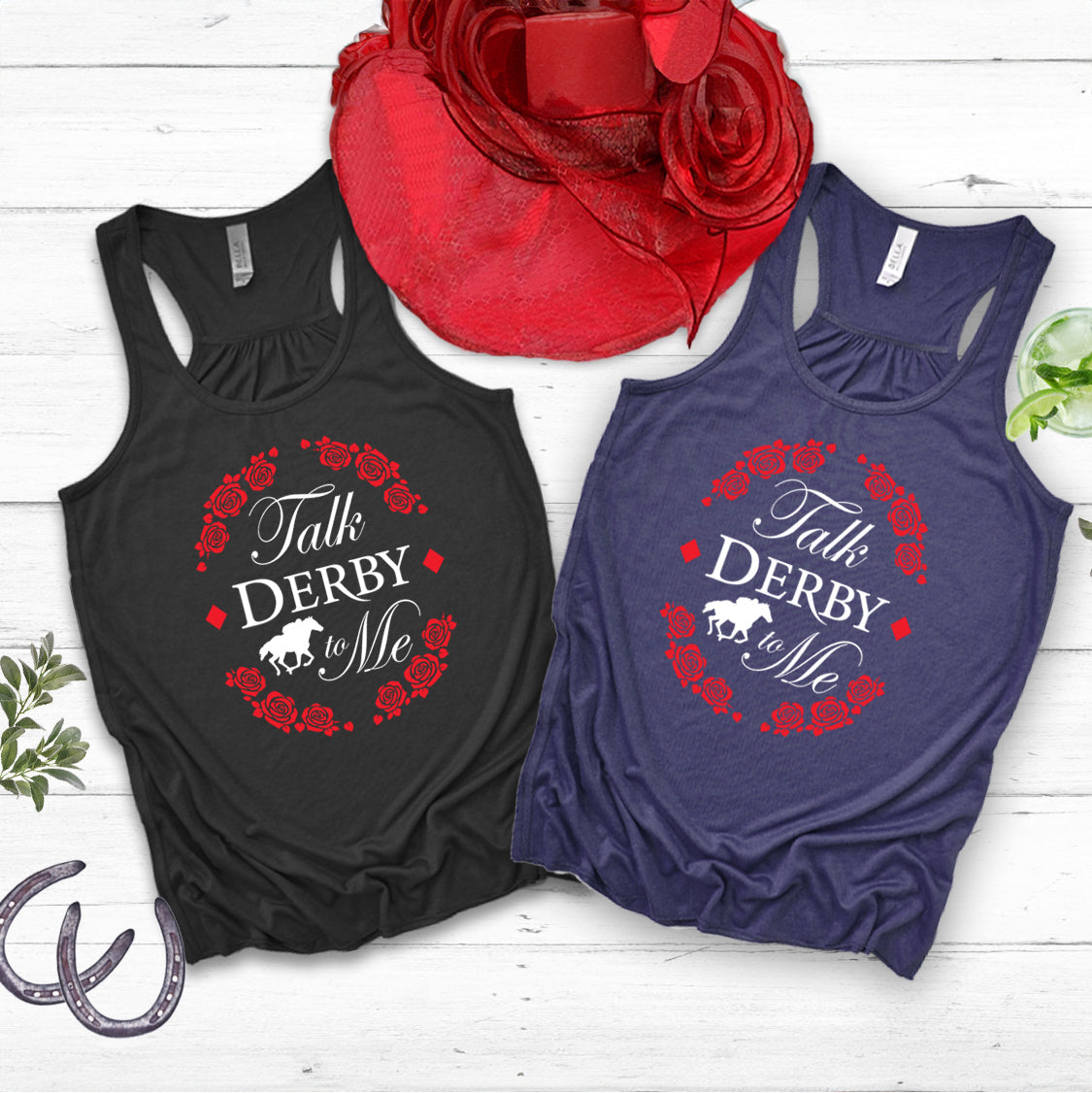 Talk Derby to Me Racerback Tank Top