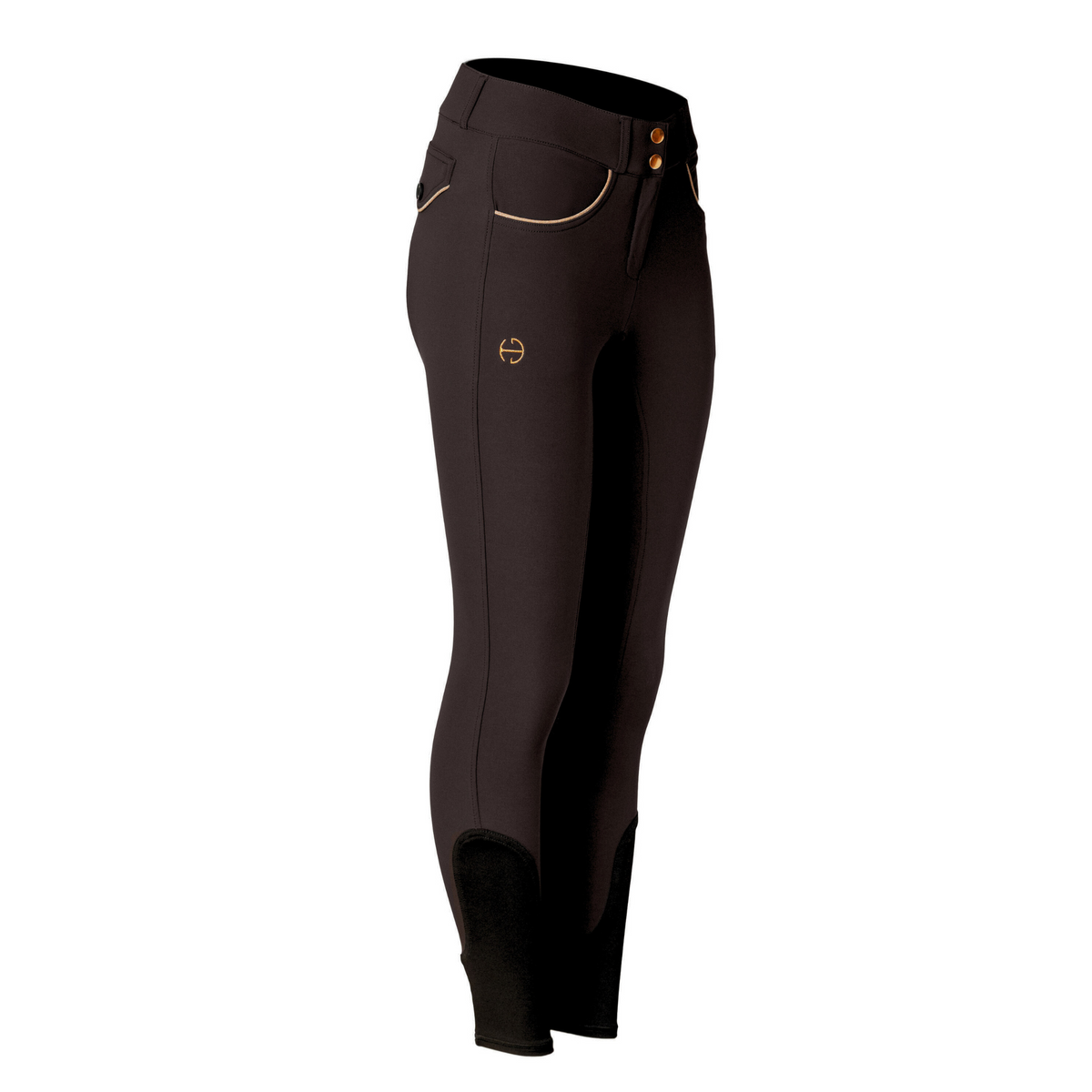 Evolution Patch Evolution Knee Patch Breeches - Black with Rose Gold – Lazy B Western ...