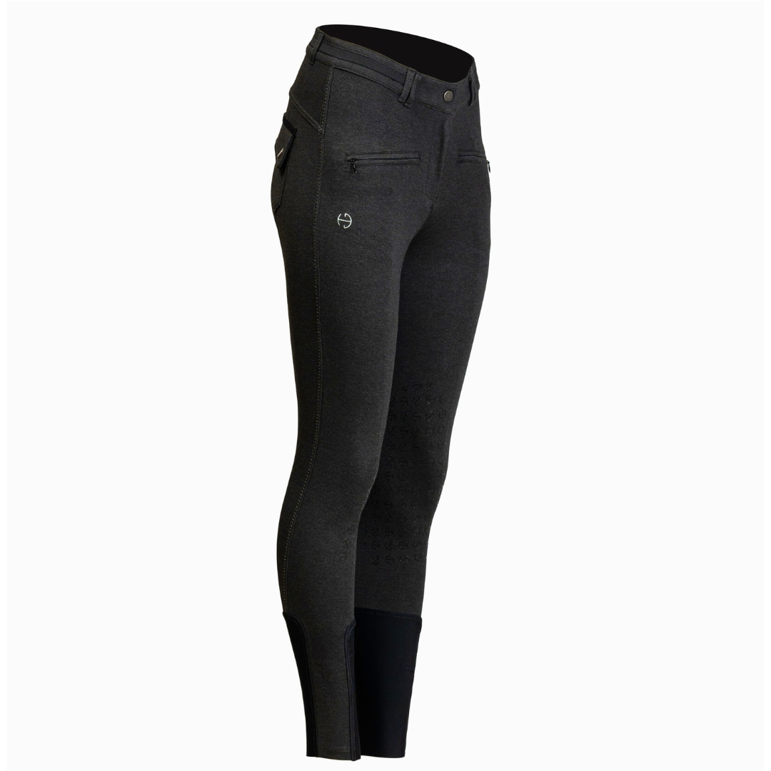 Kimberly Full Seat Breeches - Charcoal Grey