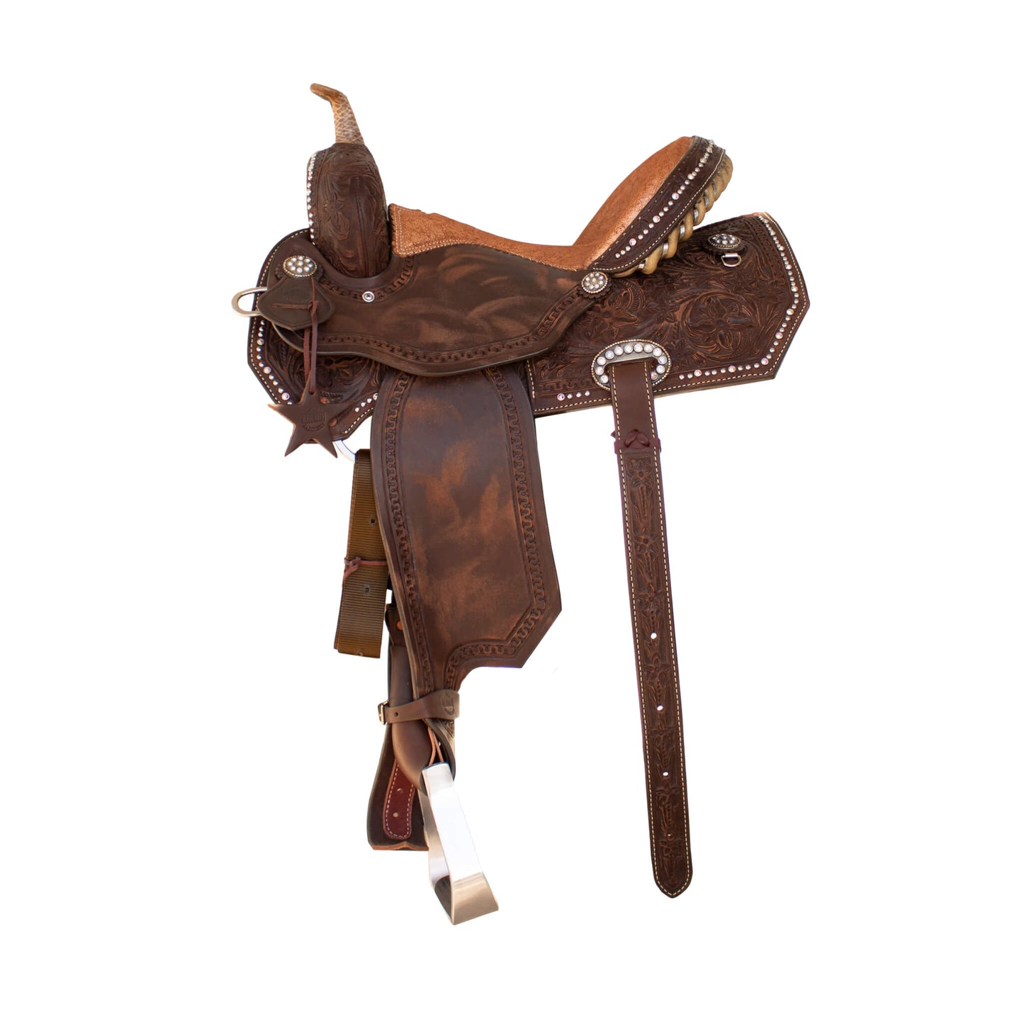 Vintage Glam Barrel Saddle