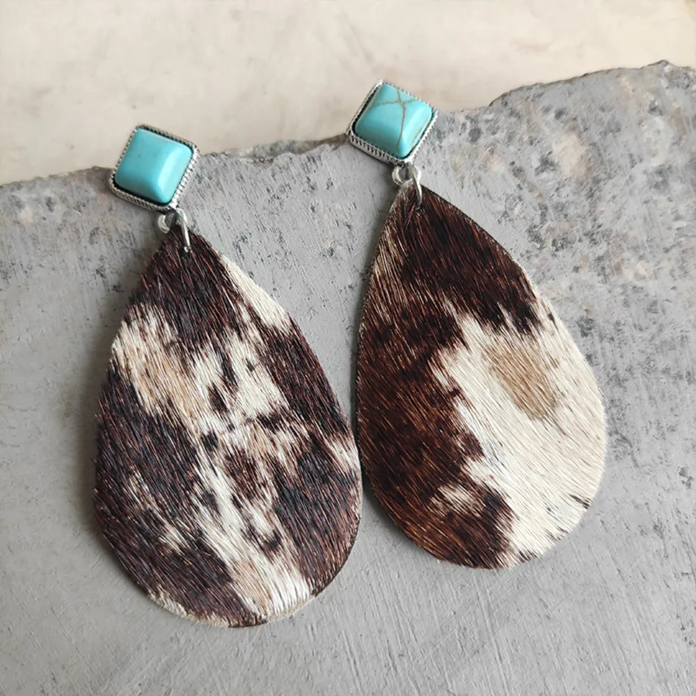 Turquoise Teardrop Earrings - 5 Styles
