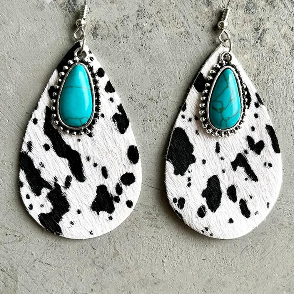 Turquoise Teardrop Earrings - 3 Styles