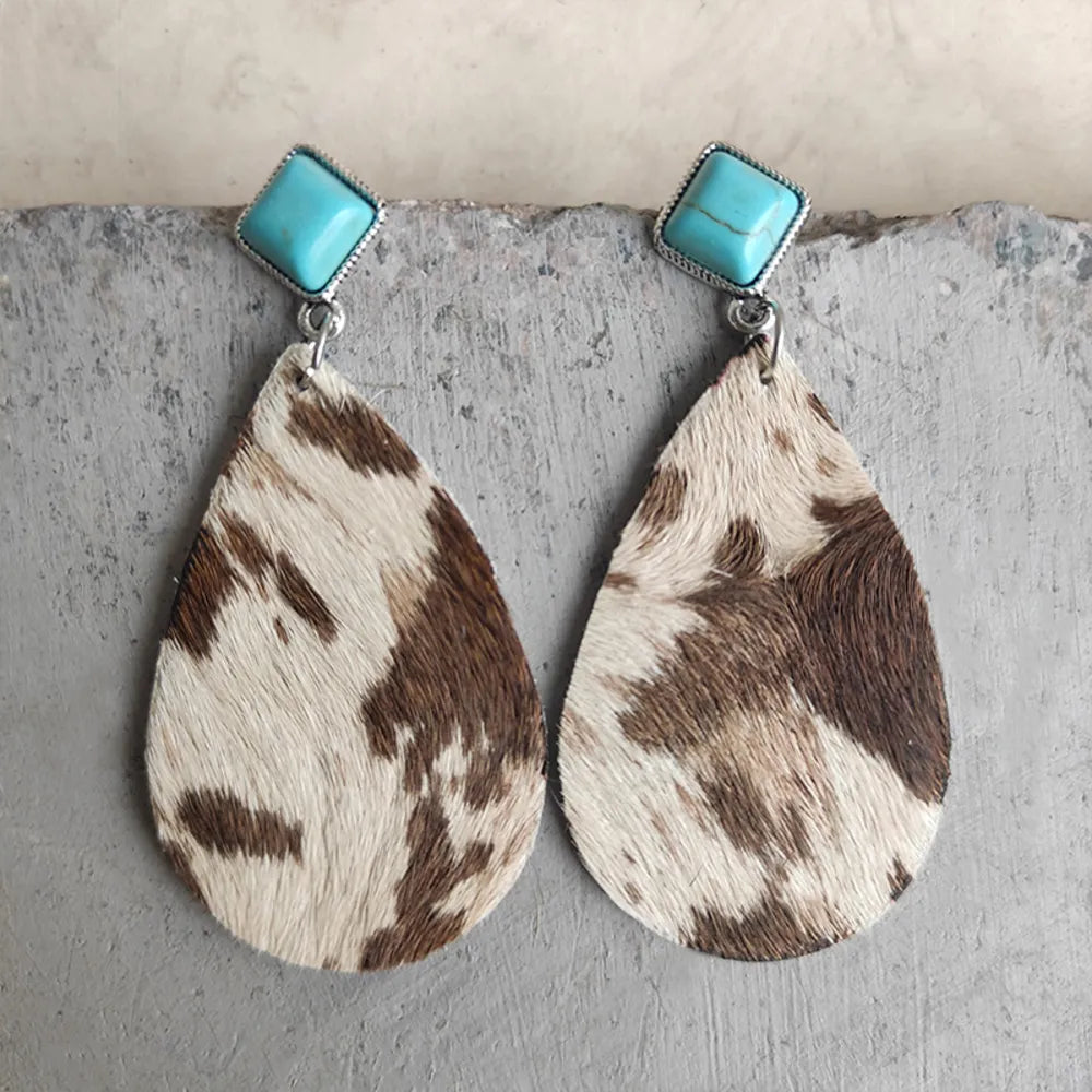 Turquoise Teardrop Earrings - 5 Styles