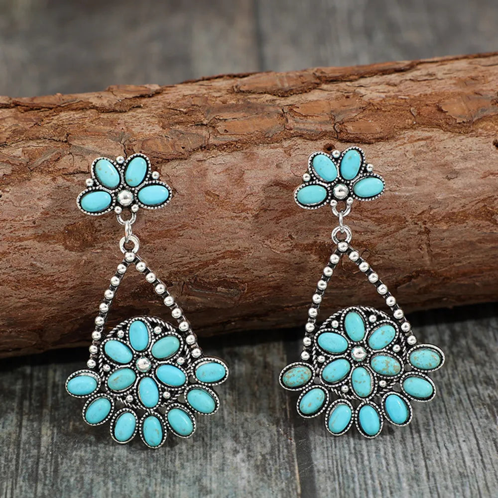 Turquoise Teardrop Earrings