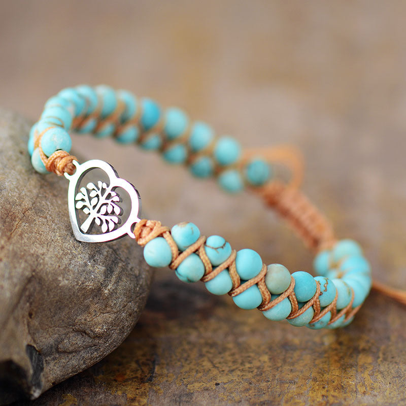 Turquoise Beaded Bracelet - 2 Styles