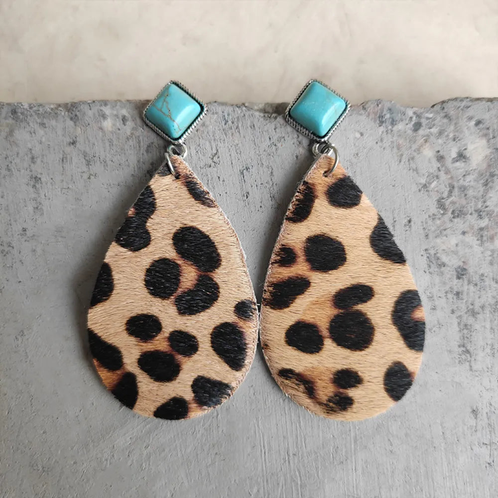 Turquoise Teardrop Earrings - 5 Styles