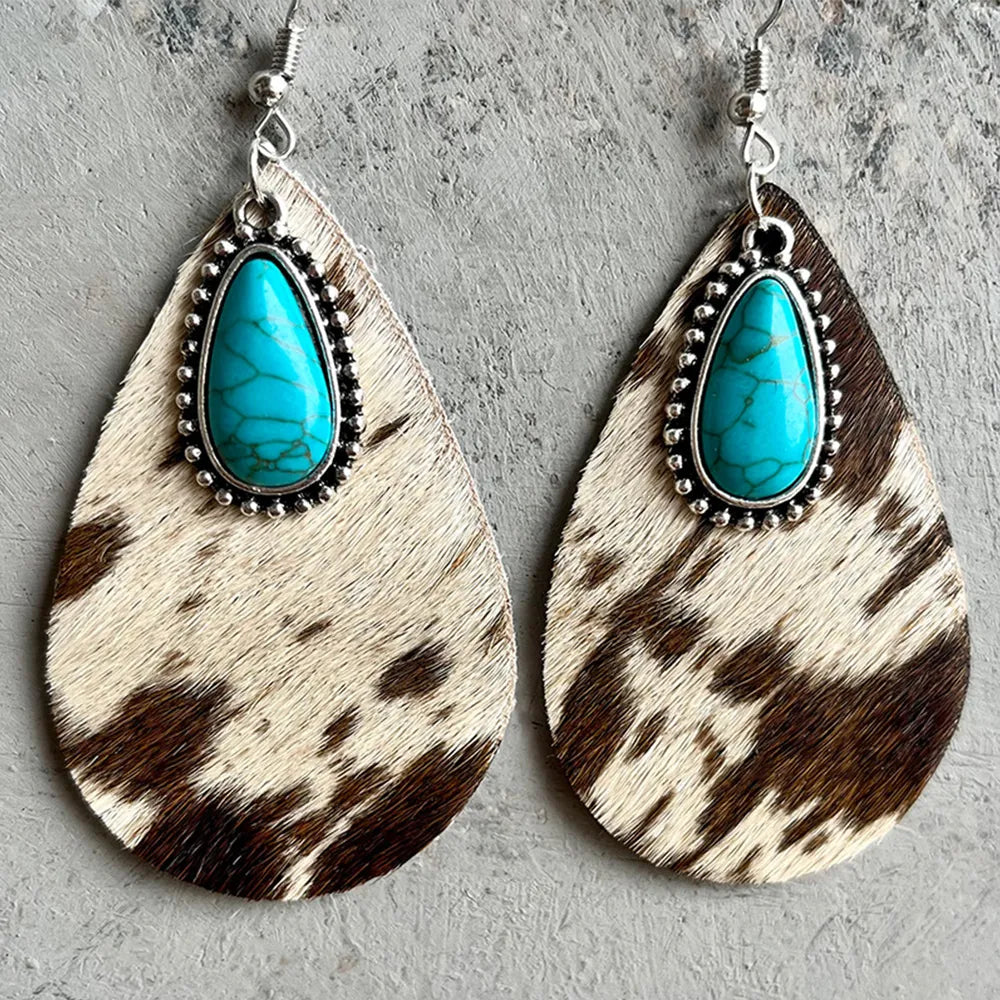 Turquoise Teardrop Earrings - 3 Styles