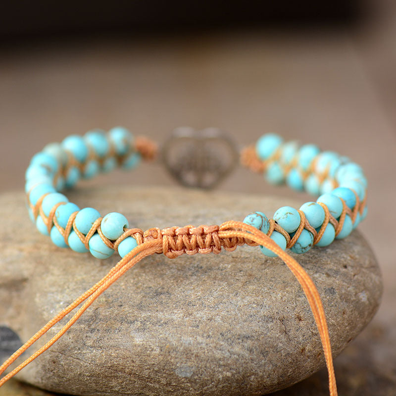 Turquoise Beaded Bracelet - 2 Styles