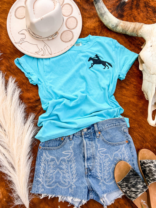 Signature Turquoise Tee