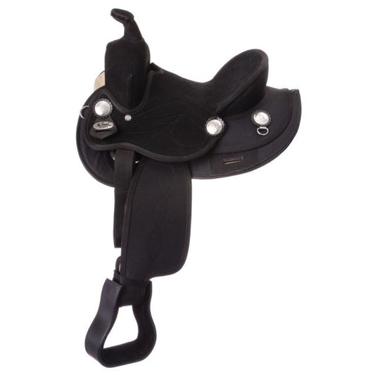 King Series Youth Synthetic Round Skirt Competition Saddle