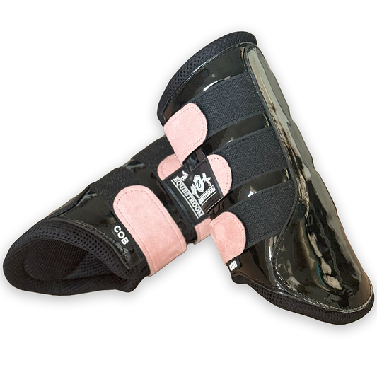 Powder Pink FlowFlex Brushing Boots
