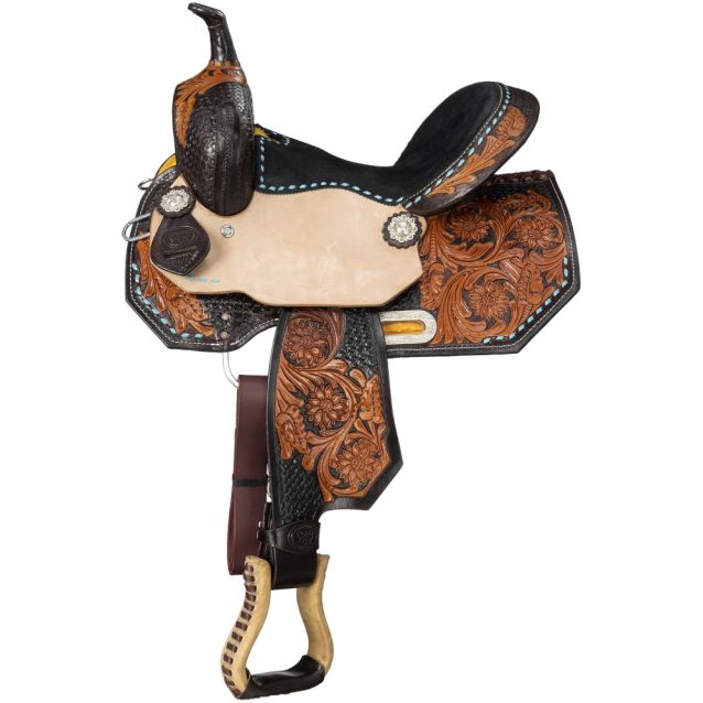 Royal King Youth Benton Barrel Saddle