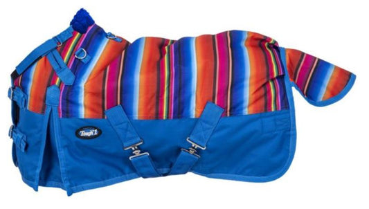 Tough-1 1200D Mini Serape Print Turnout Blanket with Snuggit
