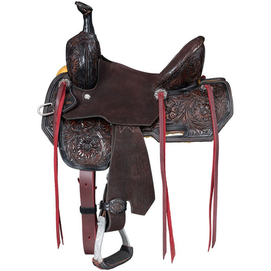 Silver Royal Youth Sawyer Barrel Saddle