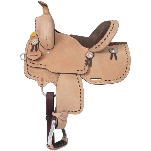 Silver Royal Youth Brushy Creek Barrel Saddle