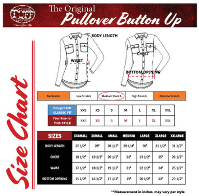 Cowgirl Tuff Pullover Button Up - Purple Lightweight Shimmer Breathe