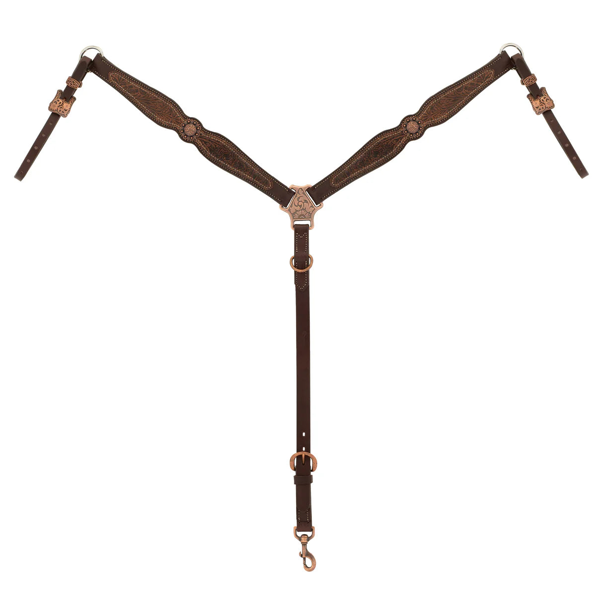 Western Floral Scalloped Breast Collar