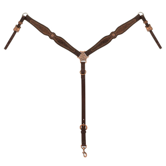 Western Floral Scalloped Breast Collar