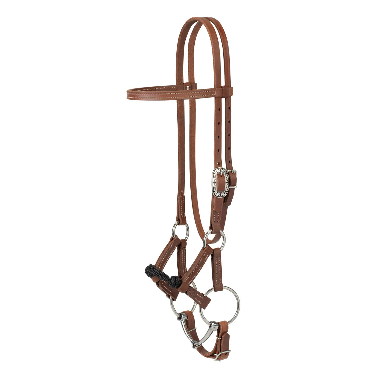 Kalley Krickeberg Horseman's Bridle for Transition from Bitless to Snaffle Bit