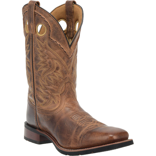 Men's Square Toe Brown Boot by Laredo - Kane