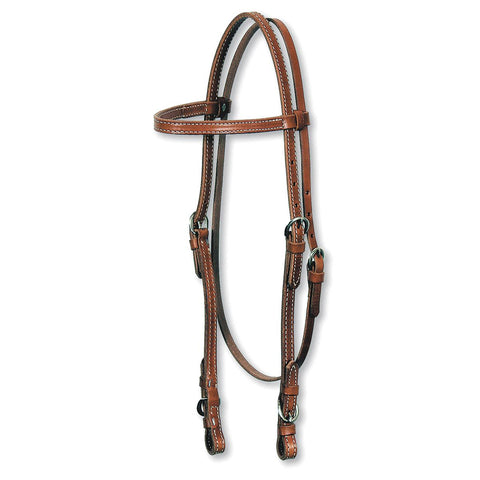 Circle Y-⅝” Regular Oil Browband Headstall