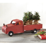 Large Decorative Vintage Tin Truck by Mud Pie