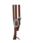 Synergy® Latigo Leather Lined Headstall with Floral Designer Hardware