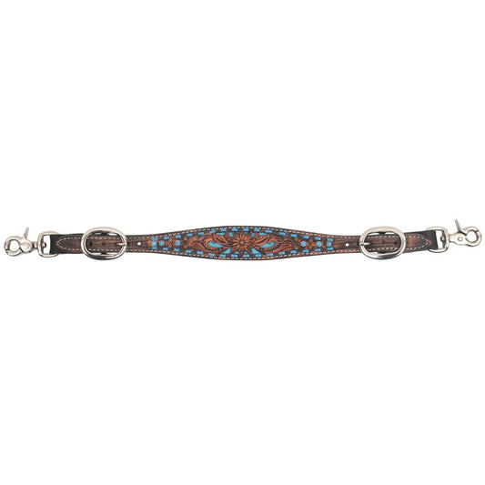 Bronco Blue Texas Flower Wither Strap