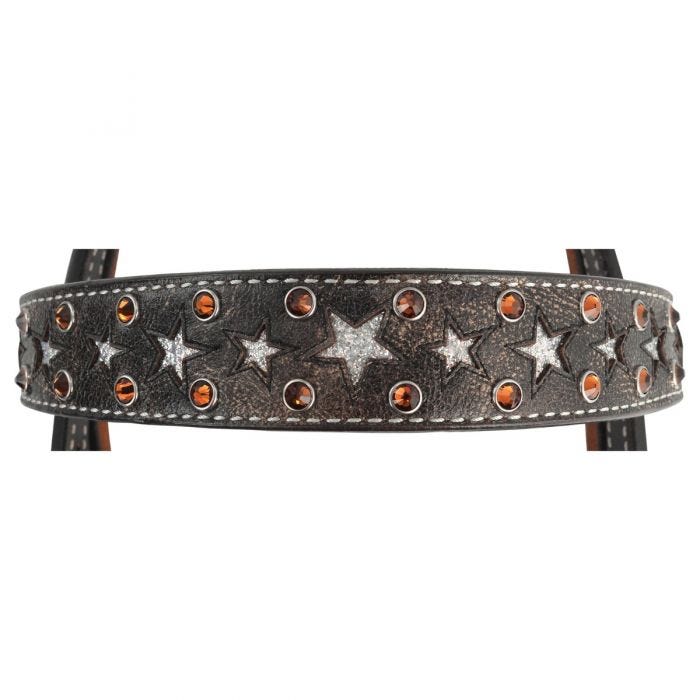 Silver Star Browband Headstall by Circle Y