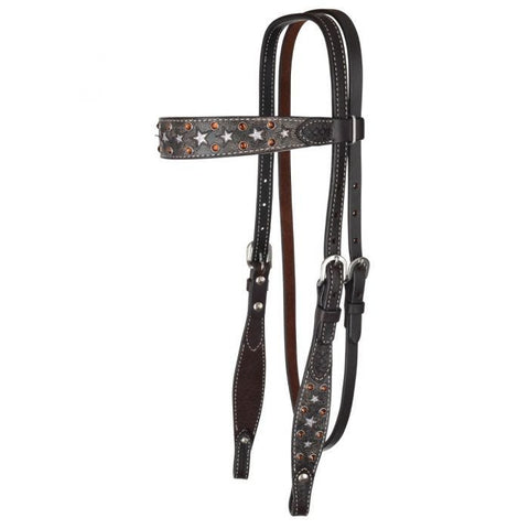 Silver Star Browband Headstall by Circle Y
