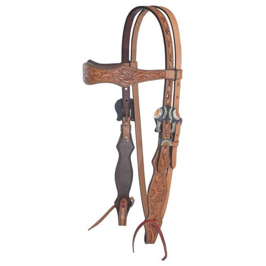 Copper Sunflower Headstall by Circle Y