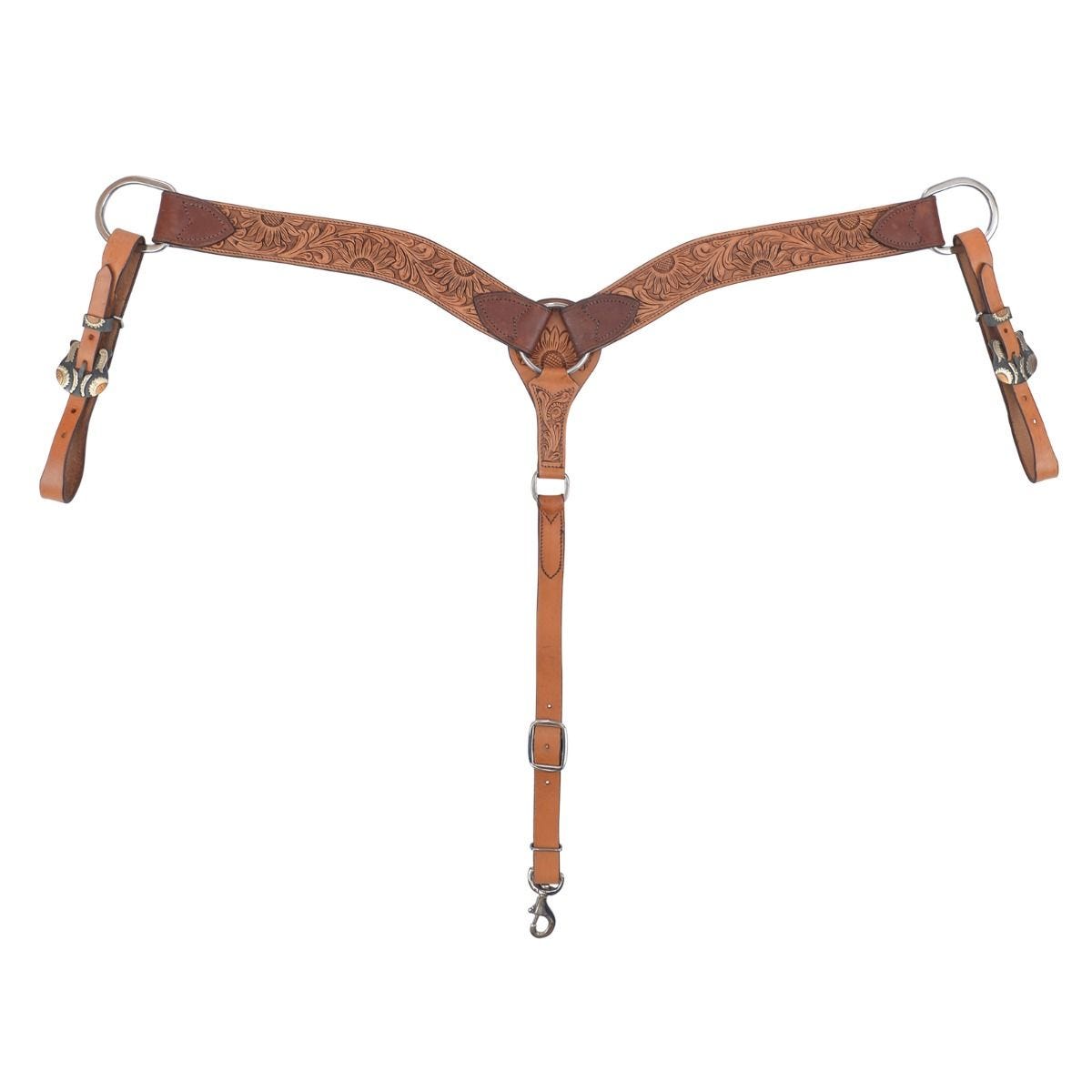 Copper Sunflower Breast Collar by Circle Y