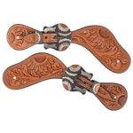 Copper Sunflower Spur Straps by Circle Y