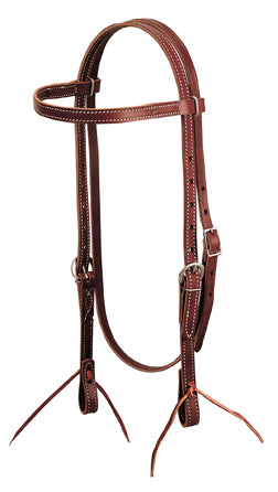 Weaver Leather Latigo Leather Browband Headstall