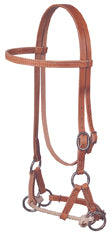 Harness Leather Side Pull, Single Rope