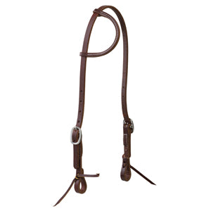 Working Cowboy Sliding Ear Headstall, 5/8", Stainless Steel